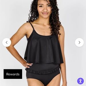 Kortni Jeane swing tie swim top